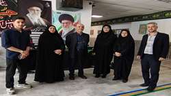 آیین بدرقه رهبر شهید؛ طنینِ دوباره‌ ارزش‌ها در دانشکده علوم توانبخشی